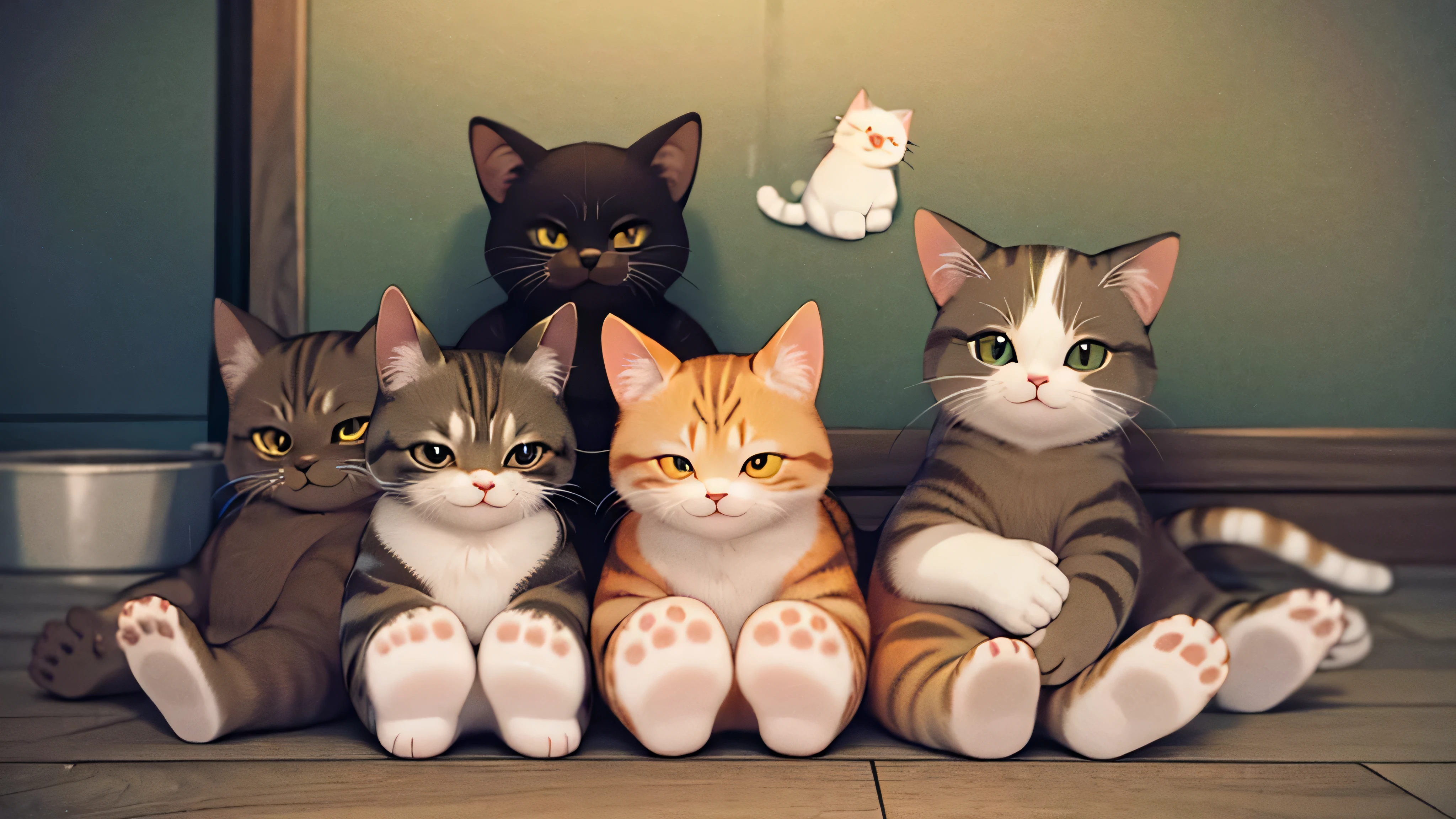 cat ,cat character, funny cat, funny, cute, animation character, happiest cats,,