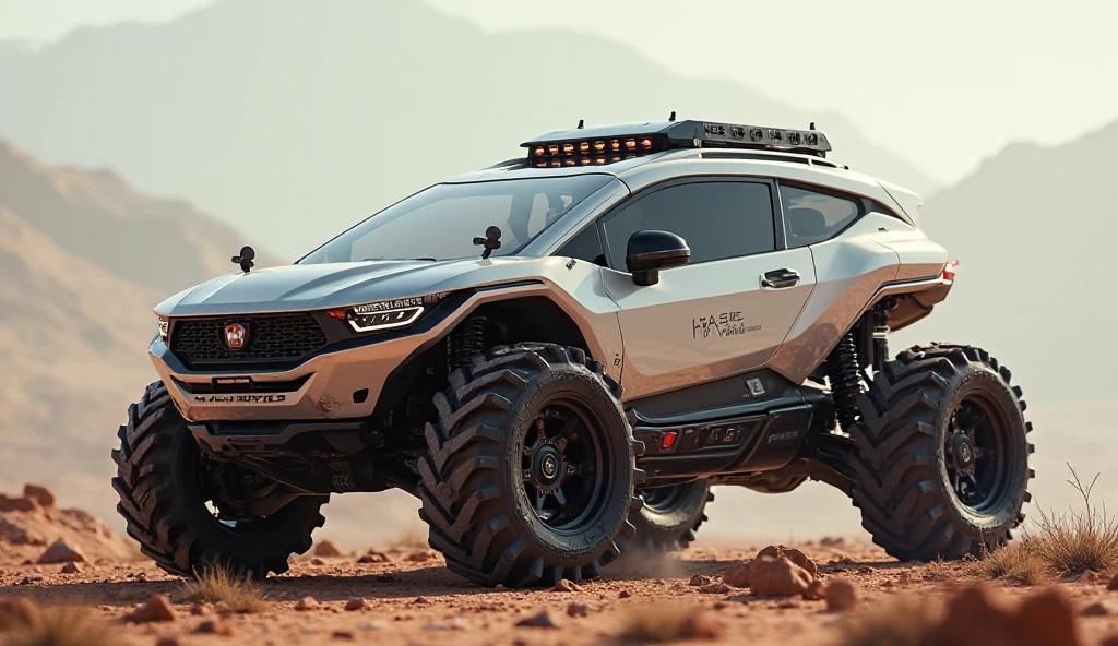 there is a truck that is driving down the road in the woods, vehicle concept photo!!, scifi futuristic vehicles, highly realistic concept art, stefan koidl inspired, from a 2019 sci fi 8 k movie, futuristic vehicles, concept art like ernest khalimov, anime art vehicle concept art, ultra realistic concept art, sci fi concept art, futuristic vehicle --auto