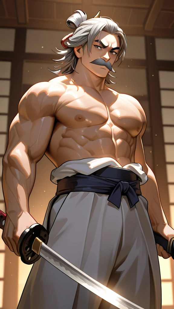 chico anime con un cuerpo musculoso y una camisa ajustada puesta, muscular!!, muscular character, Estilo baki, muscular! Blanco, muscular!!!, muscular!, Super buff y cool, musculatura, big biceps, muscular!! Science-Fiction, muscular characters, Hermosa pose de anime, fuerte e imponente, pose fuerte, Baki el garfio, Arte de anime limpio y detallado, large musculatura
