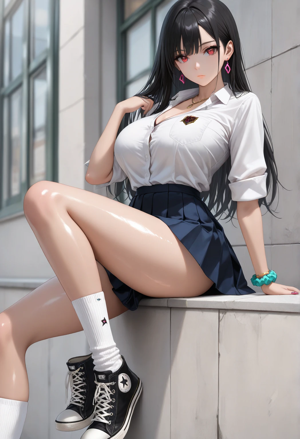 The best super busty、high school girl、sex、Black Hair、Molester