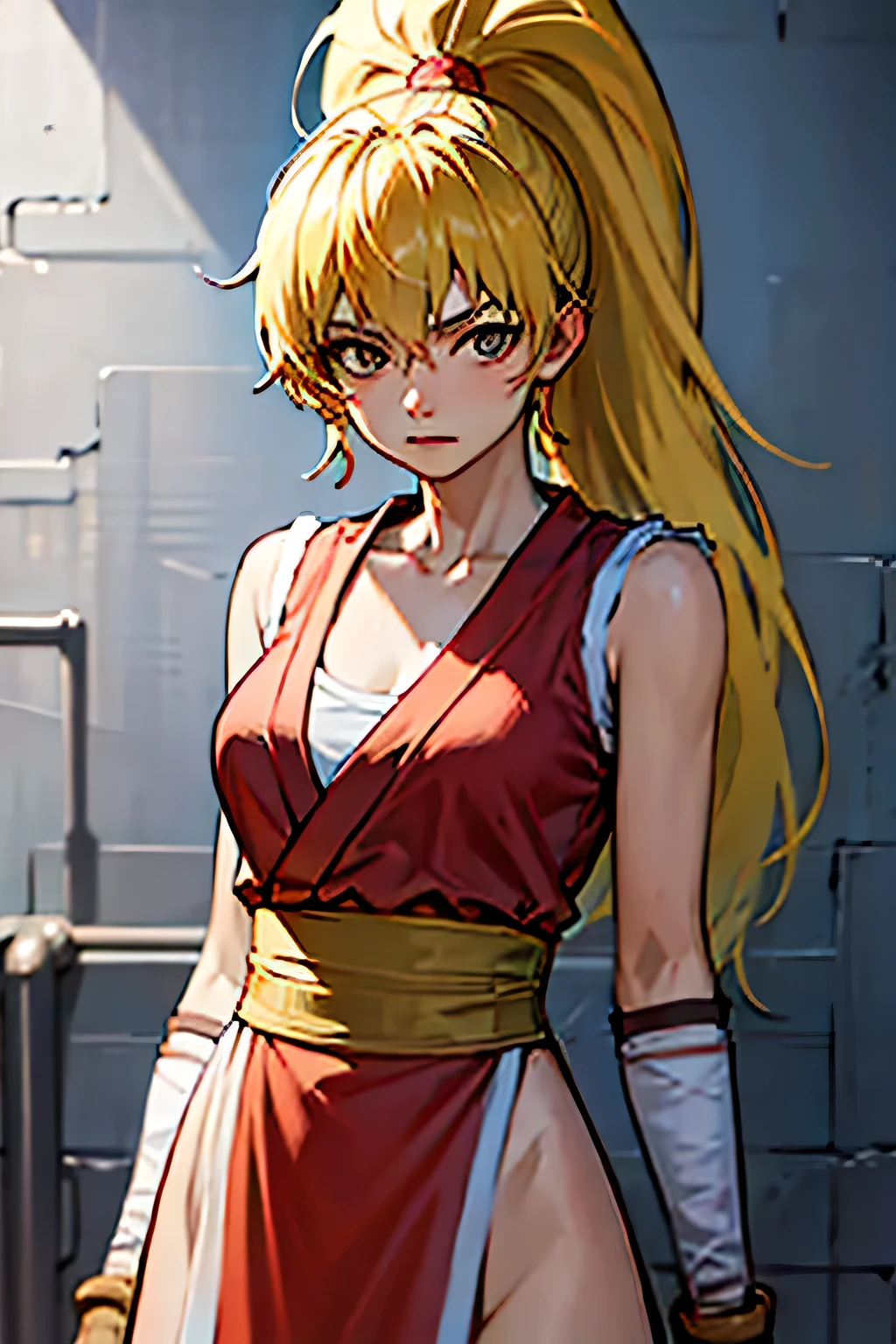 Maki Genryusai, kunoichi, blonde, medium breasts