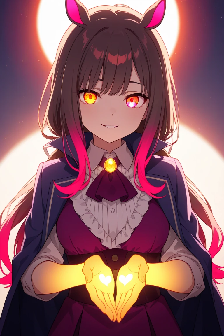 Blood-eyed Princess of Darkness, Redhead, Crown, Wicked Smile, Anime Style, Lens flare, High detail, First Person View, Cinema Lighting, masterpiece, Super detailed, Highest quality, 8K, Ultra-high resolution, Panty shot