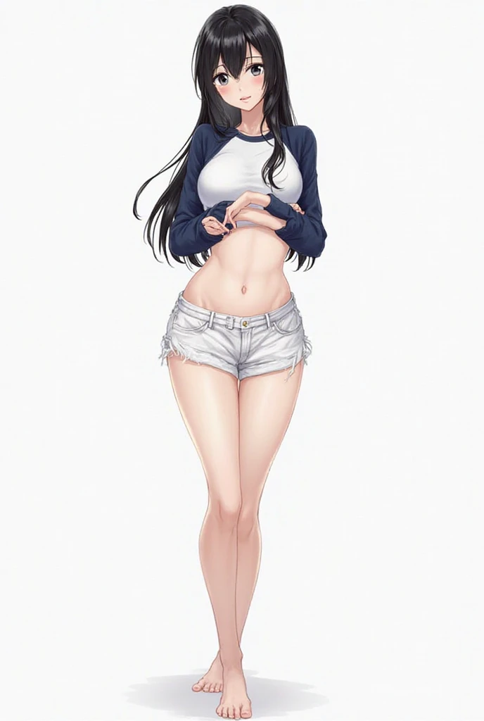 masterpiece, best quality, 1girl, black hair, blurry, breasts, depth of field, indoors, lips, long hair, nose, realistic, solo, tank top, detailed skin, skin blemish, full body, (((3d, 3d background))), (((dreamlike diffuse ethereal lighting))), <lora:GirlsStyle-000004:.8>