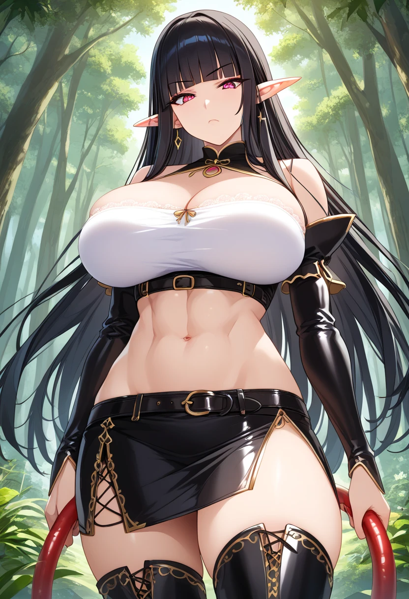 walking in forest at day background, trees, forest,
cowboy shot, Annerose,
office suit,
black_hair,yellow_eyes, long_hair, hair intakes,
1 girl, 35yo,mature female,Beautiful Finger,Beautiful long legs,Beautiful body,Beautiful Nose,Beautiful character design, perfect eyes, perfect face,
looking at viewer, (big_yellow_eyes:1.0),(sad face:1.3),
NSFW,official art,extremely detailed CG 8k wallpaper, perfect lighting,Colorful, Bright_Front_face_Lighting,
(masterpiece:1.0),(best_quality:1.0), ultra high res,4K,ultra-detailed,
photography, 8K, HDR, highres, absurdres:1.2, Kodak portra 400, film grain, blurry background, bokeh:1.2, lens flare, (vibrant_color:1.2)
(Beautiful,large_Breasts:1.4), (beautiful_face:1.5),(narrow_waist),