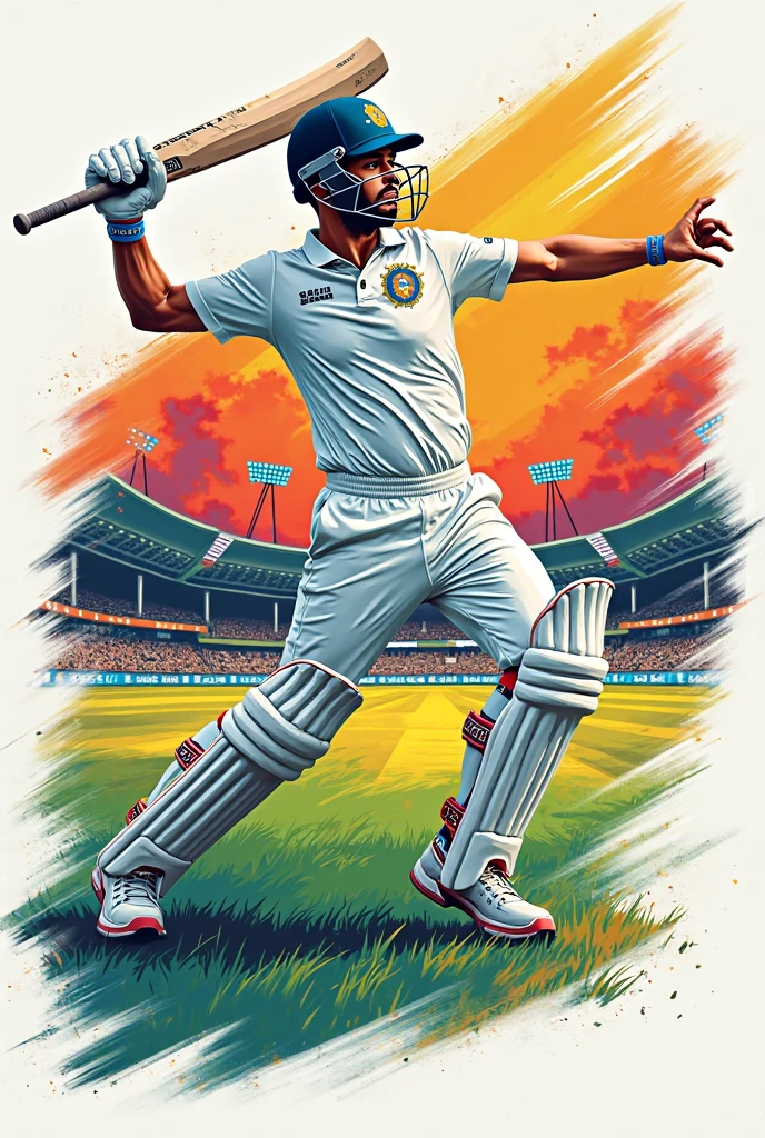Cricket sport Graphic t shirt luxury 