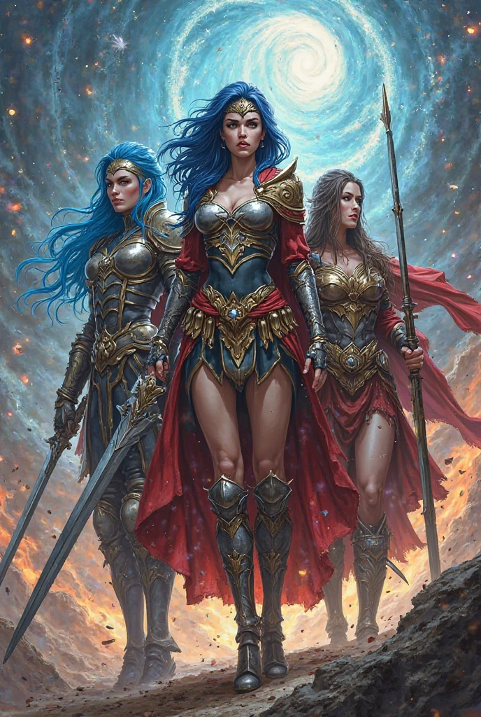 Masterpiece, (40k concept art), Sister of Battle, blonde hair, large breasts, cleavage, epic, brutalism, highly detailed, RPG artwork, Warhammer, blood, oil on canvas, grimdark, erotic, (portrait), (by Luis Royo and Boris Vallejo:1.2)