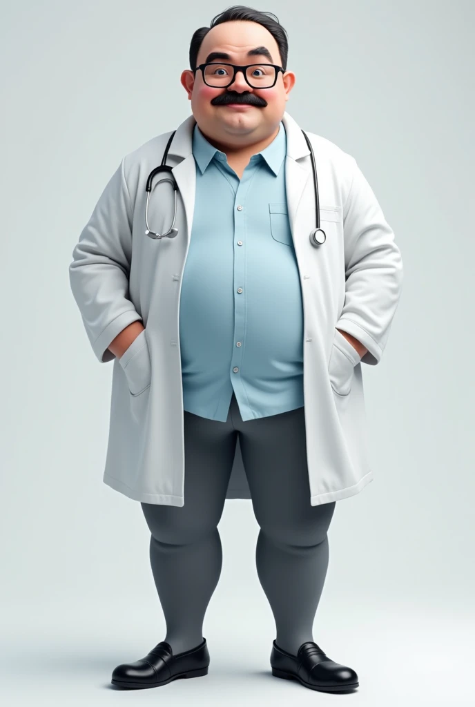 Naked doctor with giant tits