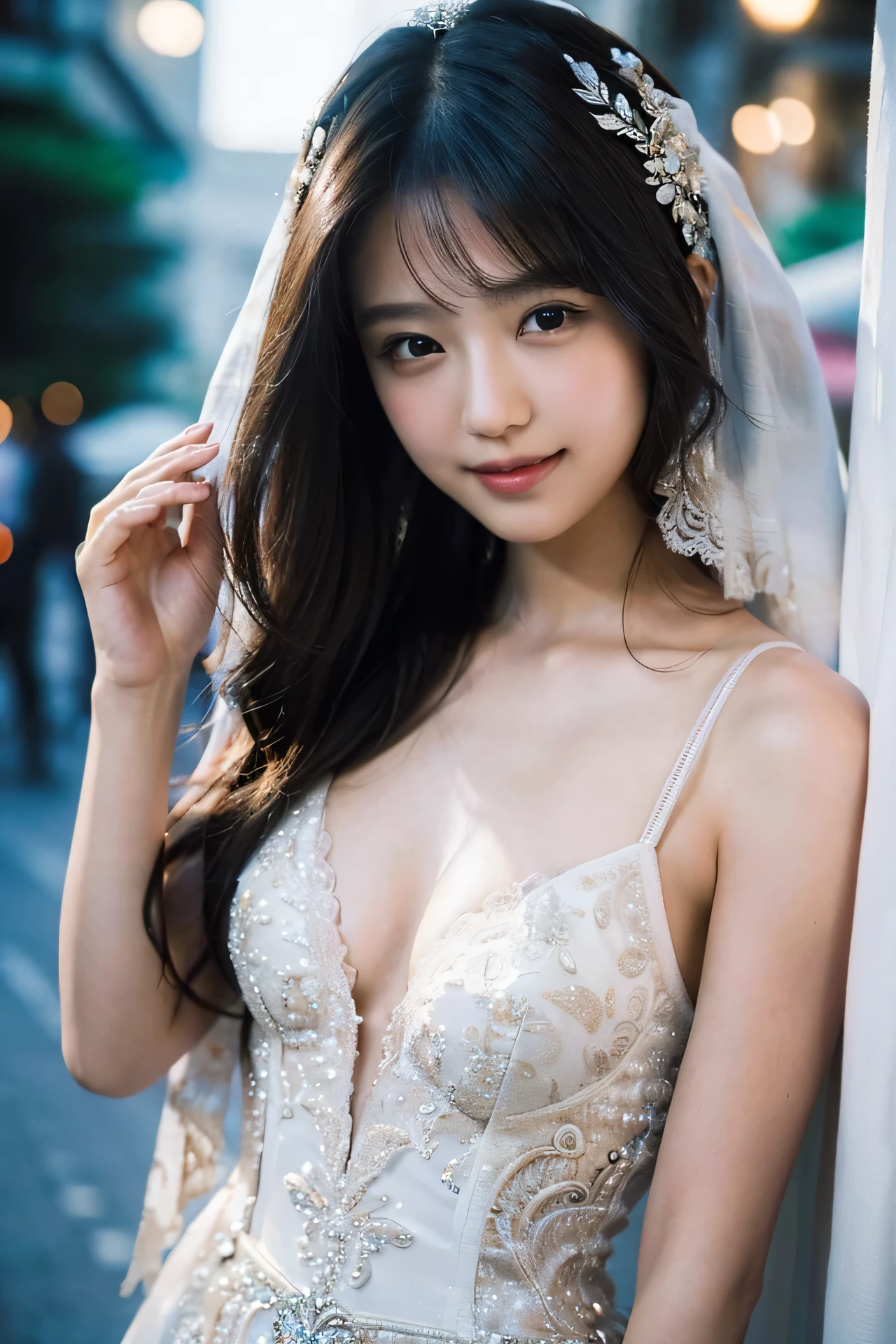 1girl, (beauty breast), (upper body), ((transparent wear)), (erotic_), indoor bedroom castle (blur background), (masterpiece), kim Yoo-jung, (aphrodite goddess), pretty young face (Russian) (Asian), adept art, very best quality detailed face:1.5, (8k HD graphic, (soft and chill light), best quality detailed ultra highres:1.2 dynamic lighting, artstation, winner photography, volumemetricslighting),