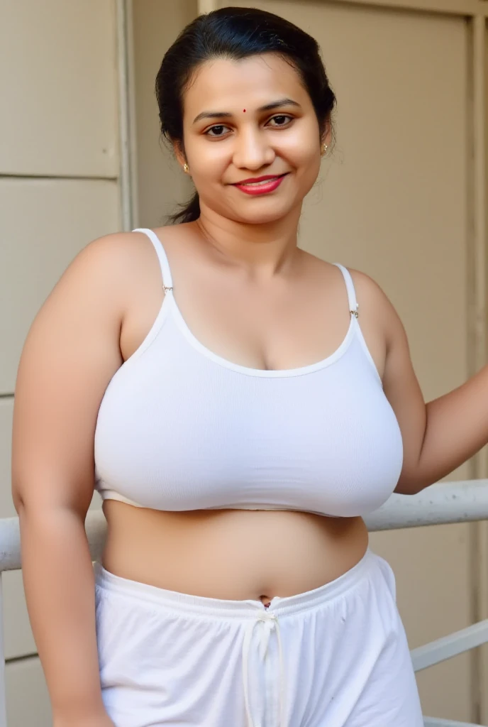 Indian womon  sitting on down masterpiece, best quality, ultra-detailed, (warm hue, warm tone: 1.2), wearing  hook  down blouse, 20 years old, (chubby cheeks:1.1), (curvy body:1.2),  (bindi), An Indian beauty, charismatic, light Indian- skin, view the viewer, naughty smile, Indian village, Big huge Cleavage, big fat Chest, big fat Chubby, big huge Breasts cinematic light, side lighting, ultra high resolution, best shadow, RAW, seductive look, 4k