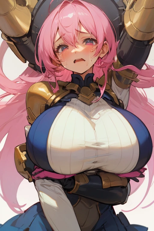 Cute big breasted girl bending over Bust size is 3 times larger than underbust 服はビキニ