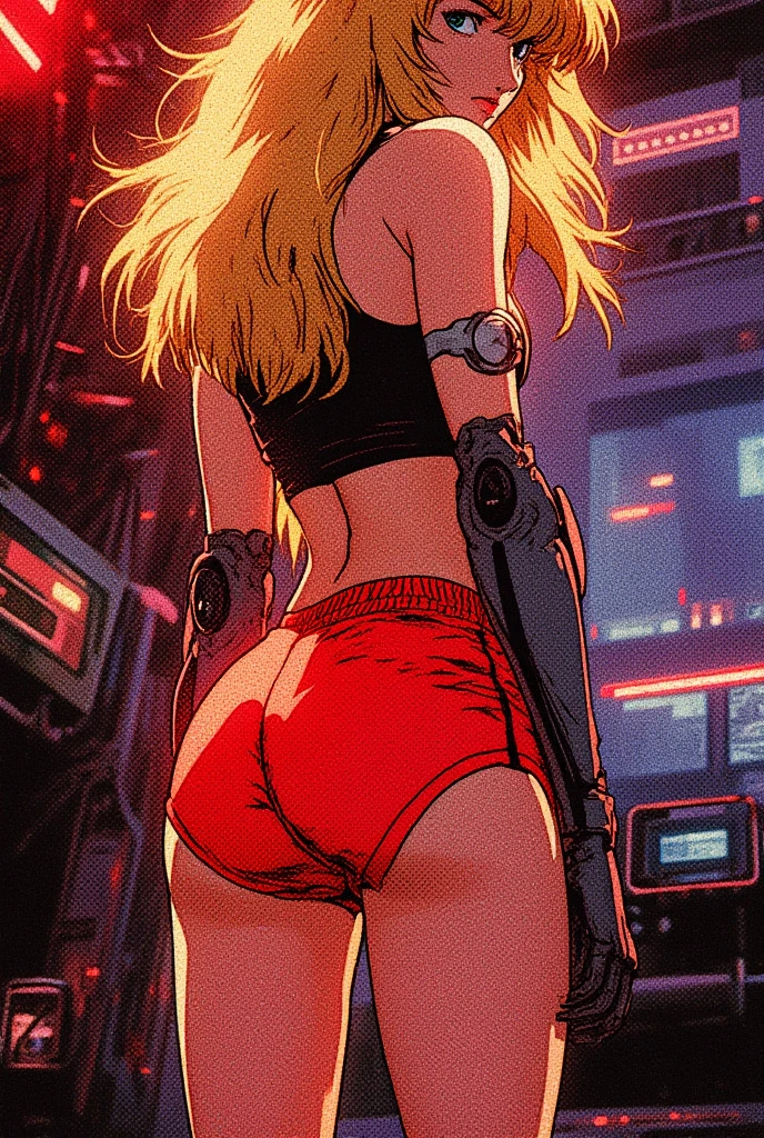 naked Harley Quinn, upskirt, ass, pussy.