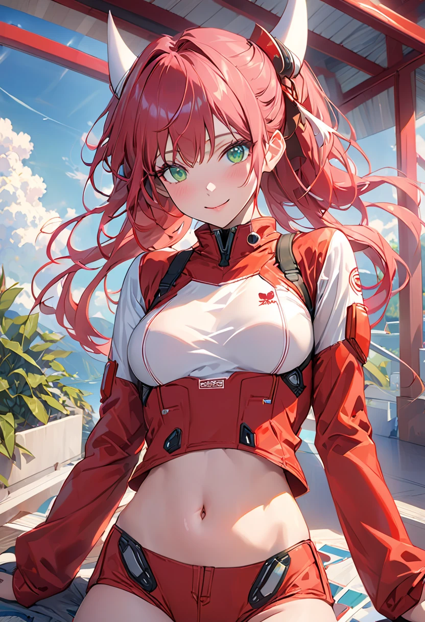 Create an incredibly detailed drawing of the character Yoko from the anime Gurren Lagann in a space environment. Let Yoko be photographed up close to show all the details of her gorgeous appearance. Please provide the highest quality and maximum detail to ensure that every line, shadow and texture is clear and realistic. Use clear focus to especially reflect her vivid facial expressions and her characteristic features, such as hair, eyes, and clothing.
Add a space environment with neon lights and a colorful spectrum to create a futuristic, exotic atmosphere. Let these lights illuminate and enhance the beauty and elegance of Yoko. Short, narrow
Top, in love
Please make the drawing accurate and consistent with Yoko's appearance from the anime Gurren Lagann. Waterfall, oasis, furs, transformers