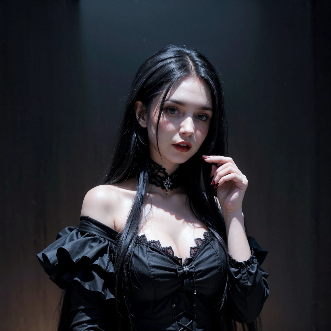 A girl in chains, intricate bondage, beautiful detailed eyes, beautiful detailed lips, extremely detailed face, long eyelashes, pale skin, tousled hair, shimmering metal chains, glistening metal, dramatic lighting, moody atmosphere, chiaroscuro, gothic, dark fantasy, cinematic, (best quality,4k,8k,highres,masterpiece:1.2),ultra-detailed,(realistic,photorealistic,photo-realistic:1.37)