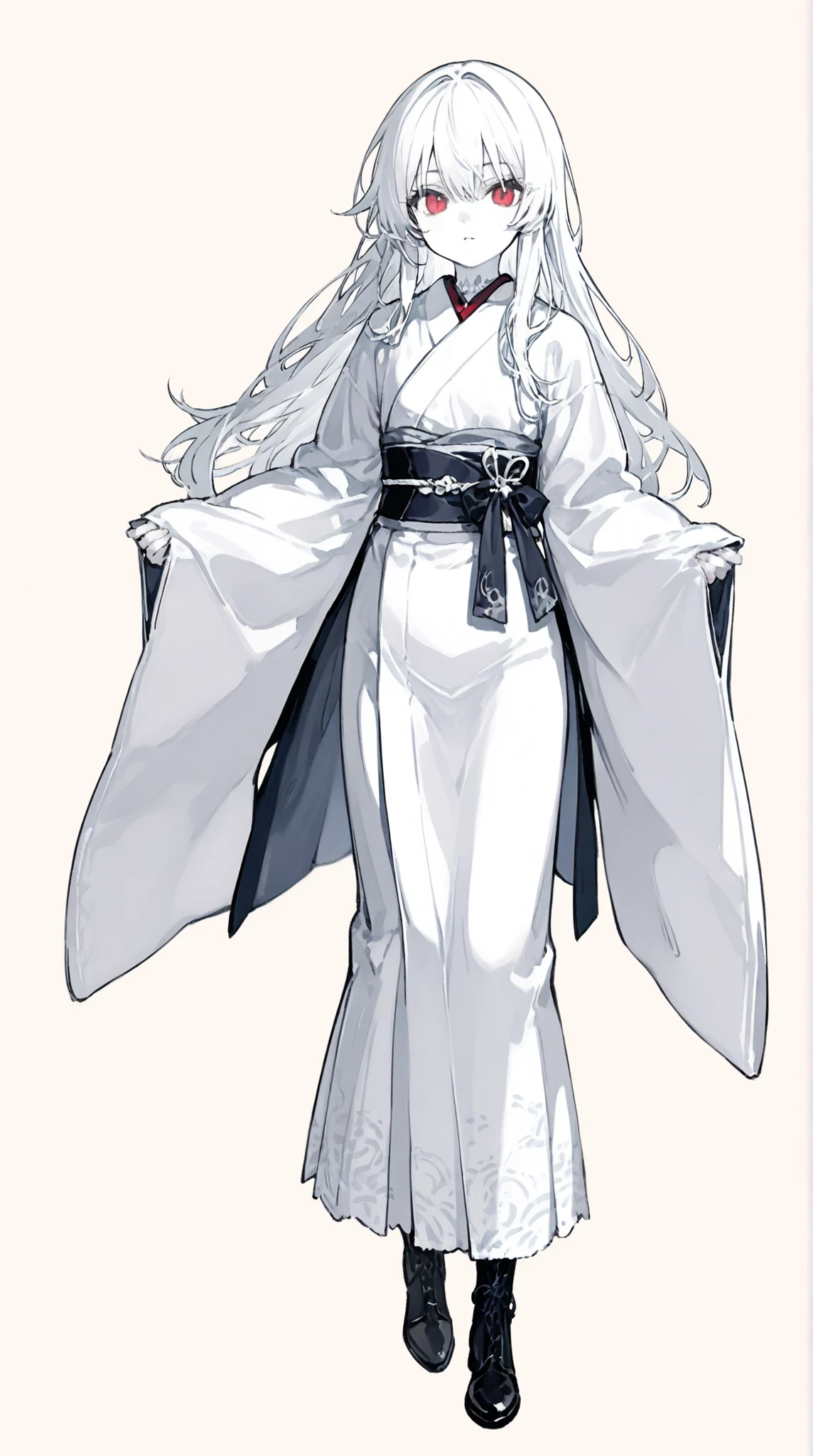 masterpiece、Close、Ultra High Quality、best quality、 、boy、Young man、 suspicious、 smooth hair、anime style、((赤紫色の髪:1.5))、((red eyes:1.5))、bungs、pure white skin、Original Character、intricate design、Unique Design、Long Lashes、full bodyの描画、request、Possible Adoption、full body、background、((白いbackground:1.5))、full body、pure white skin、background無地、backgroundなし、characters only、Japanese style、 kimono。