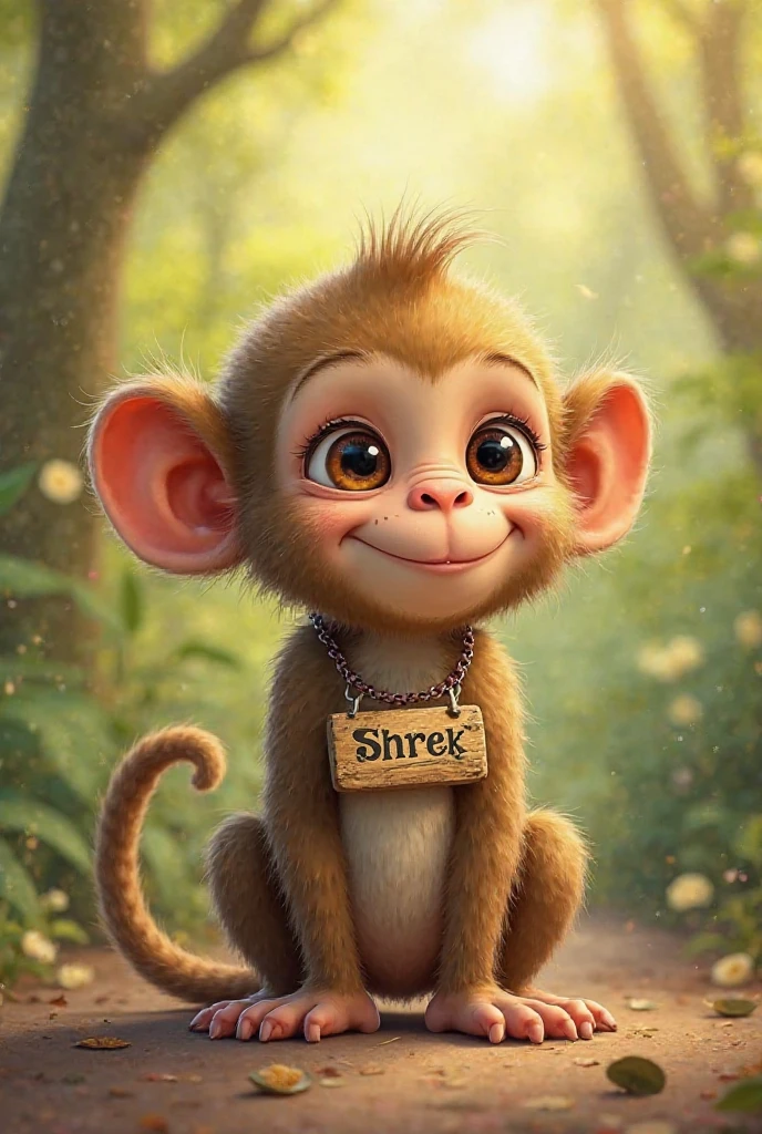 2d animated pic of boy cat eye brown lips small hair on chin
and monkey ears