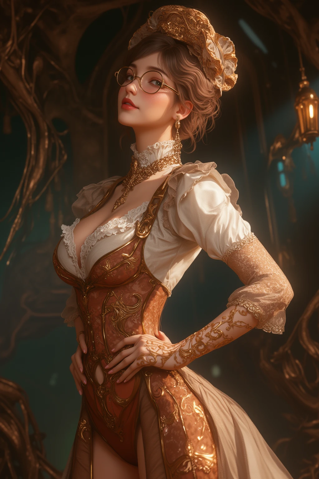 highres,absurdres,masterpiece,best quality,original,extremely detailed CG,extremely detailed wallpaper,perfect lighting,standing on the stage,blurry background,(from above),looking at viewer,
<lora:MorriganDA:0.8>,morriganda,high heel boots,<lora:GoodHands-beta2:1>,