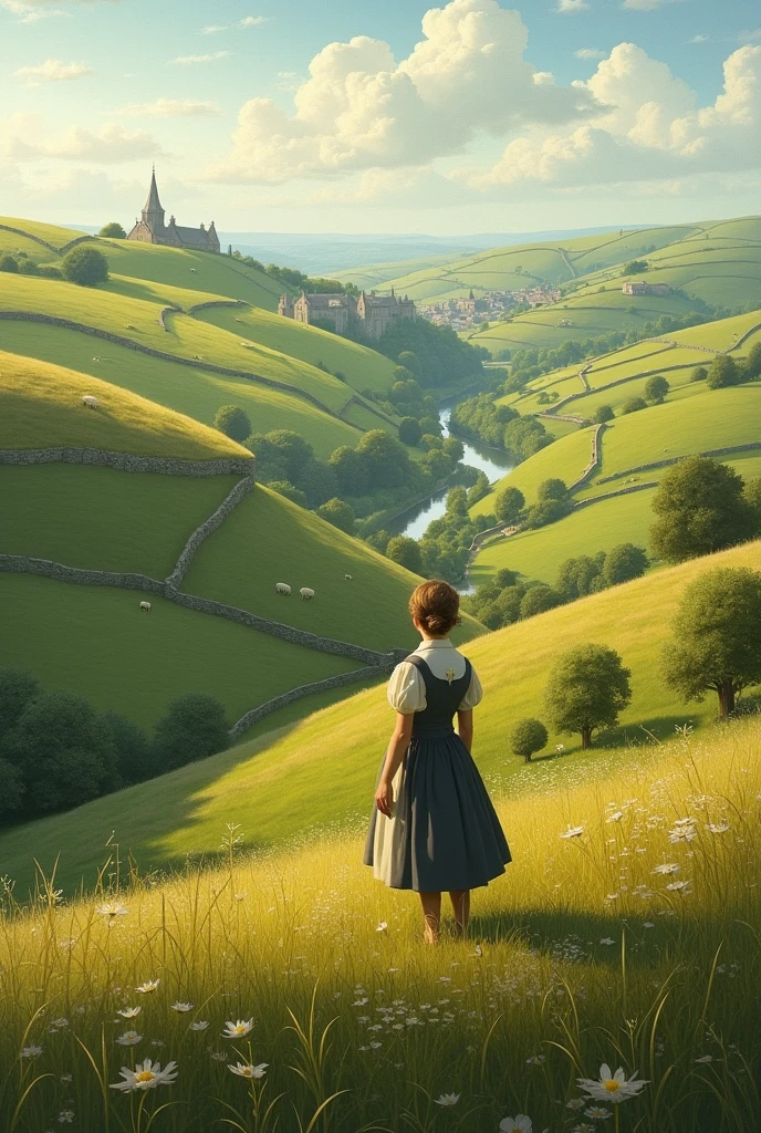 in isekai Peddlers and customers grass field rays of sunshine