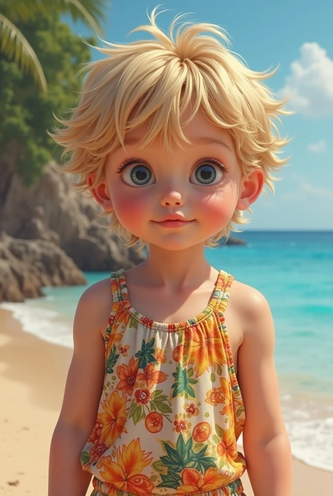 A real one, from about , with almond-shaped eyes in a greenish tone, with slightly tanned skin and blonde hair, Your facial features resemble those of Koreans..