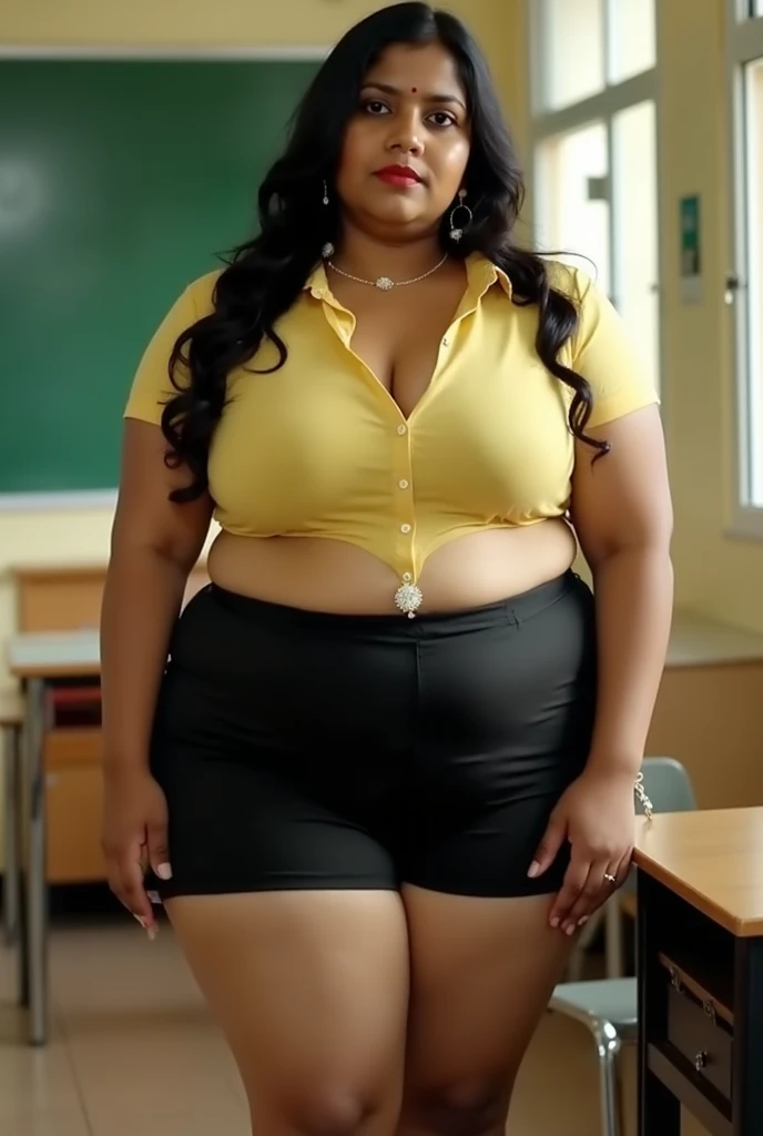 Foto de una colegiala de raza negra muy gorda chubby caderas muy grandes, piernas muy gruesas ,caderas muy anchas trasero grande 