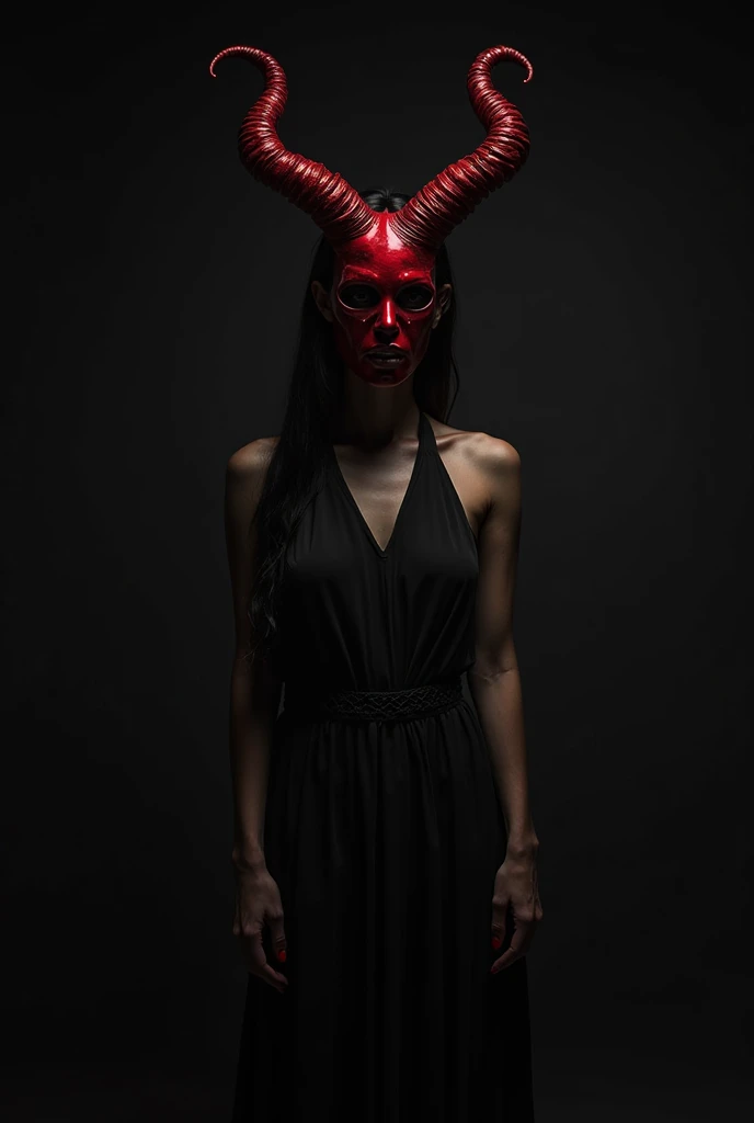A demon enveloped in (LGBT+ flag)
