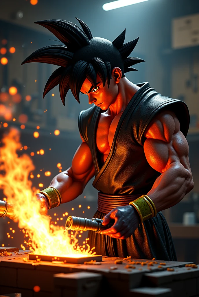 dragonballz vegeta fight pose full body, blasting, blood, png, artwork, highly detailed, digital art, 4k, 3d