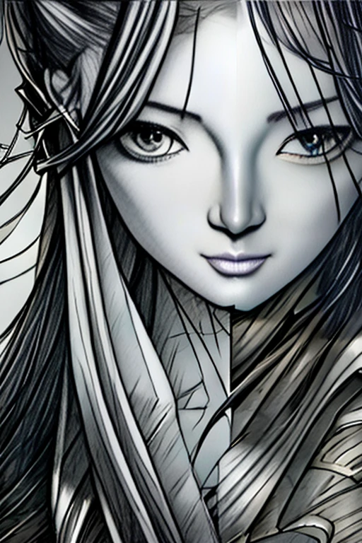 (Best aesthetics:1.2), High aesthetic sense, One Girl, alone,