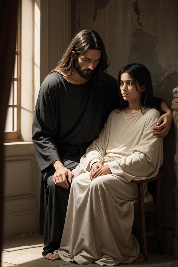 Jesus with a child on his lap --auto