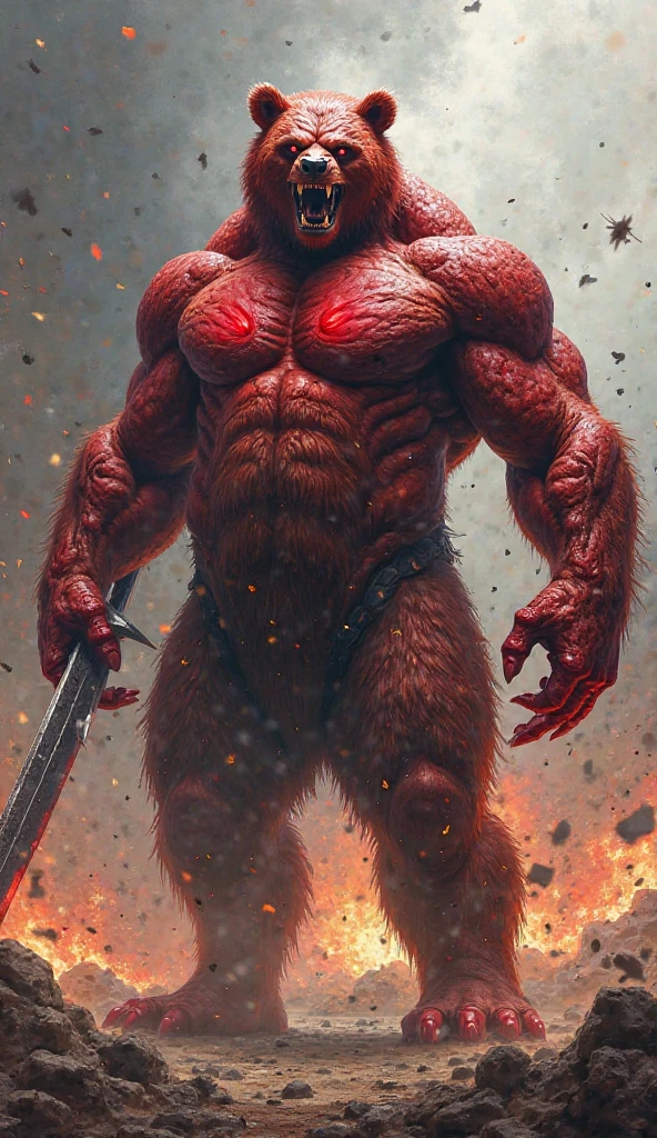 satan, red skin, standing ,standig split , chubby, hairy, hairy belly, Holding your big belly, high resolution, ultra-detailed, sharp focus, detailed eyes, symmetrical eyes, expressive eyes, clear pupils, focused gaze , king's expression is intimidating with a sense of authority, solo, masterpiece, best quality, male, mature, manly, detailed nipples, detailed navel, photorealistic, 8k, (wide dynamic range, hdr:1.2), sitting, (night:1.2), light, looking at viewer, pose, fitted underwear with a very large, realistic bulge at the front, emphasizing the natural shape, detailed fabric texture, soft shadows highlighting the contours, emphasizing the natural shape, detailed fabric texture, Blood, soft shadows highlighting the contours ,full body, leaning back, very short fur, detailed skin texture, high contrast lighting, feet