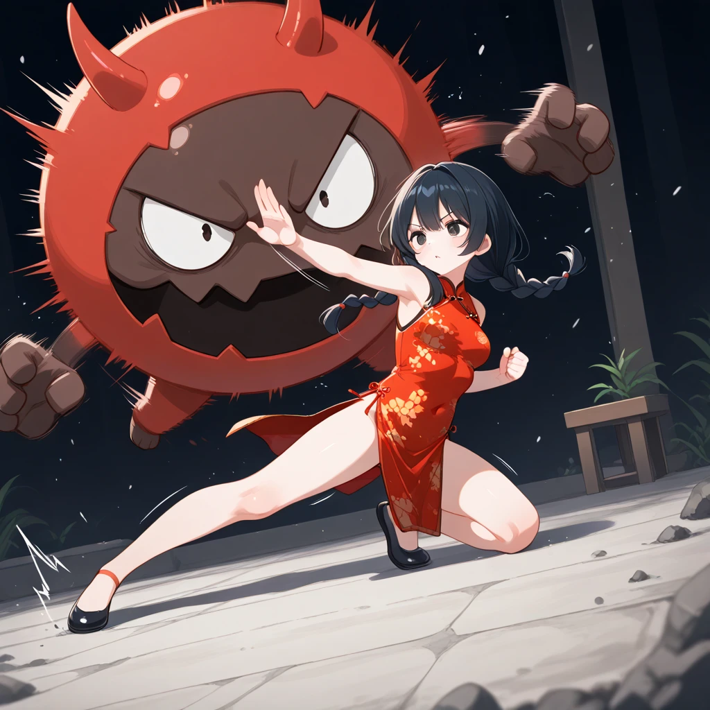 Cartoon Drawings、,Short black hair、qipao dress、Colossal tits、Shy、Nasty face、covered in cum、、she lost the battle、She was pushed down、Kamimei、red blush、I'm cumming、Open crotch、Pleasure Fall、tentaculata、A large amount of semen comes out of her genitals、her cheongsam was torn、she is being teased by tentacles