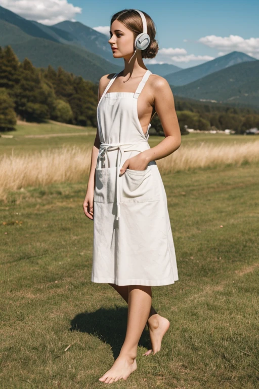 photo of sks woman <lora:locon_milanavayntrub_v1_from_v1_64_32:1>, natural lighting, by Tim Walker, Romper