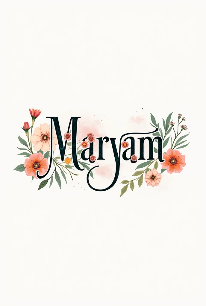 image is a digital illustration of the word "Maryam " written in the center of the image. The word is written in a cursive font with the flag of Pakistan in the background. The flag is green with a white crescent and star in the top right corner. Around the word, there are several green butterflies and hearts scattered around the word. The background is white with a subtle floral pattern. The overall design is elegant and romantic.
