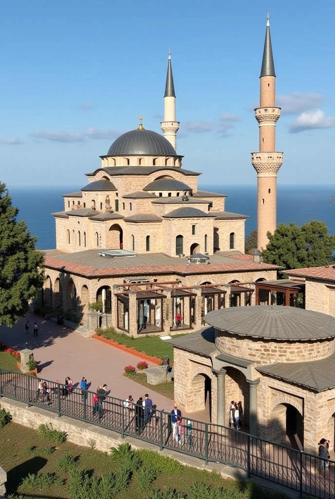 create historical monuments with mixed cultures, having cultures from greece, bugaria and Türkiye 