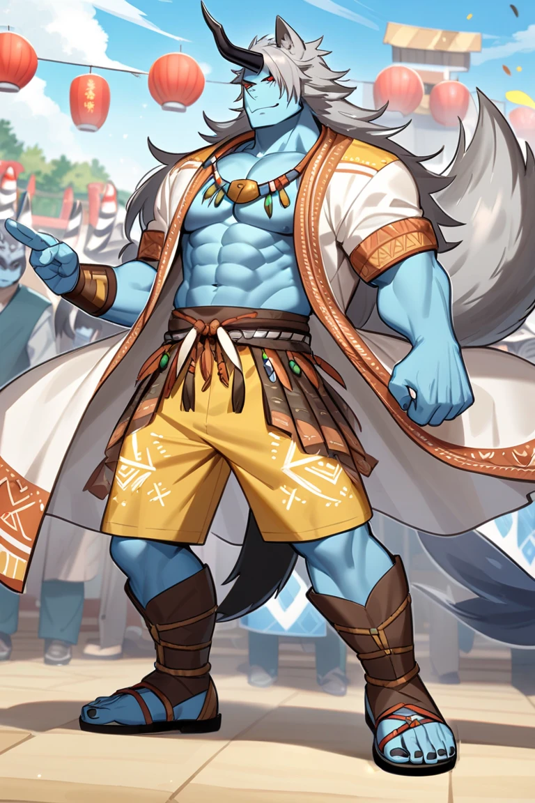 Shiki fujin cartoon concept illustration