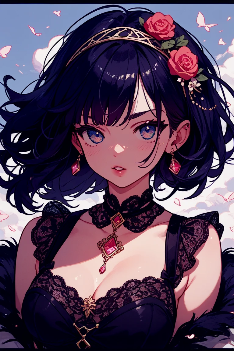 best quality,masterpiece,ultra high res,intricate detail,8K,sharp focus,((no text)),(extremely detailed CG unity 8k wallpaper),Center, 1 Girl, Kawaii Dragon Knight, Red hair, Violet Eye, Long wavy hair,Vivid colors, epic work, Epic Proportions, HD perfect face, exquisite makeup,close up