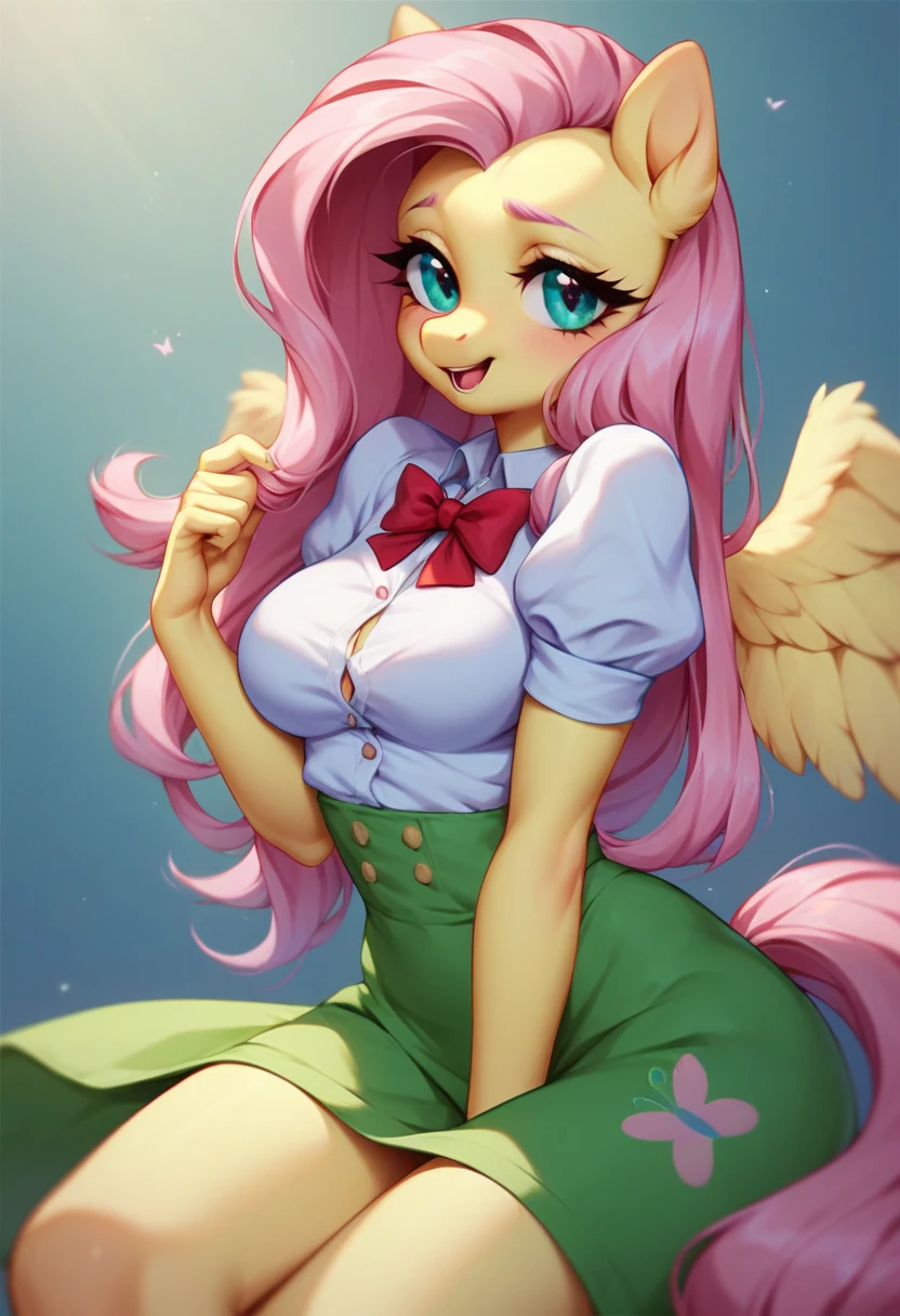 score_9,score_8_up,score_7_up, source_cartoon, fluttershy from mlp, anthro