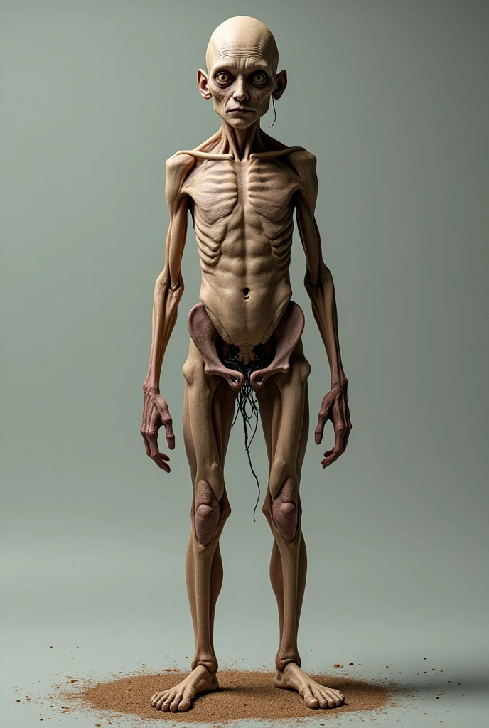 Malnourished Dhalsim in profile