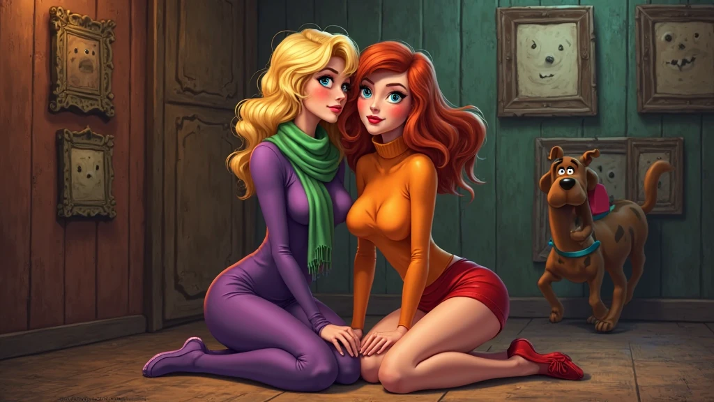 Full body view, feet in view, daphne Blake, solo, stripper, red hair, dark blue eyes, detailed face, short skirt, pantyhose, no shoes
([Julianne Hough|Megan Fox|Christina Hendricks]:0.8), (puffy lips :0.9),
masterpiece, professional, high quality, beautiful, amazing, gothic, Getty Images, miko, giant,
photoshoot, 4k, realistic, detailed background, abhorrent, real life, by Walter Beach Humphrey, by Pierre Bonnard,