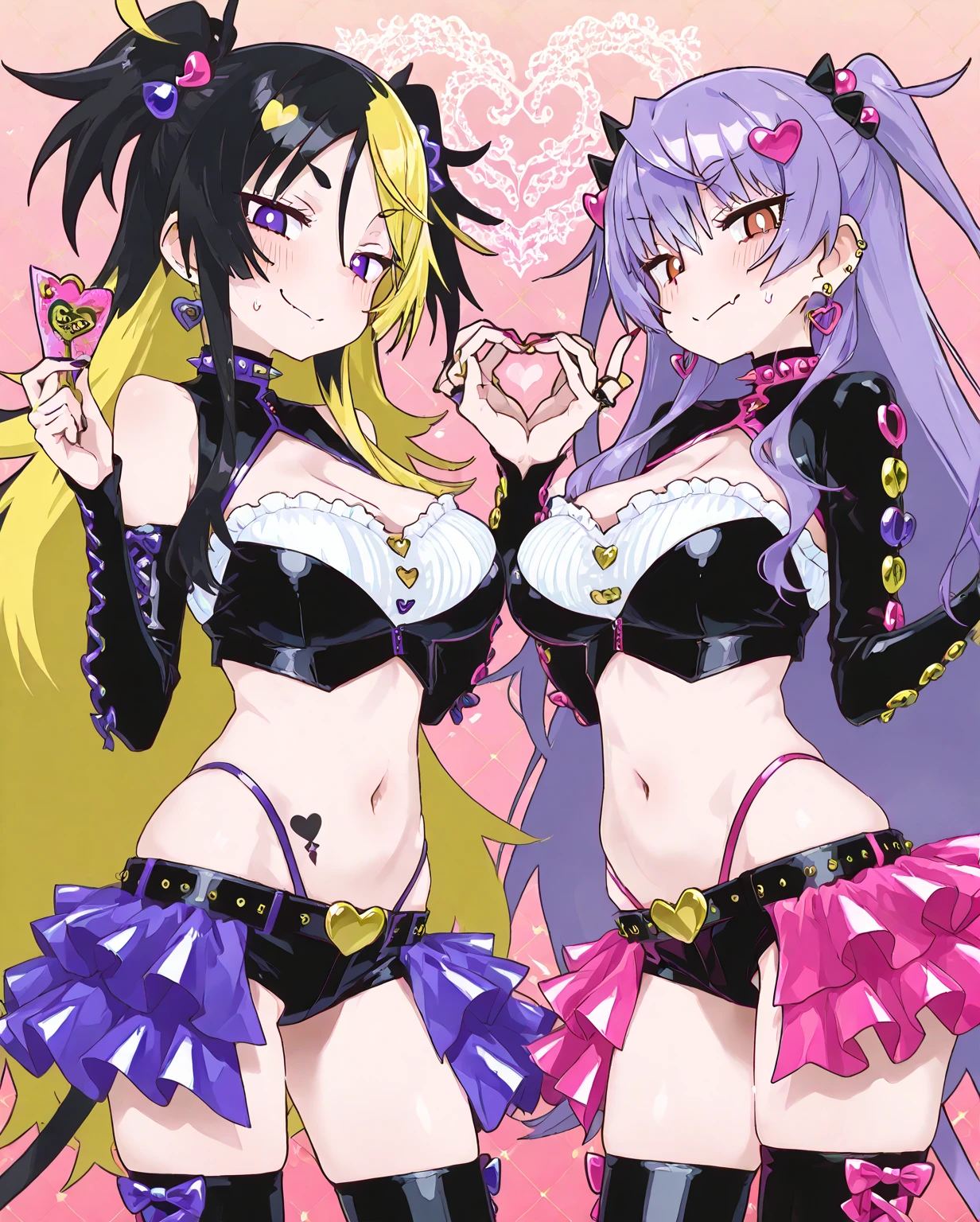 nsfw, satoukuuki, cum, masturbation, futanari, Embracing dark aura, pubic tattoo, glowing tattoo, 1 boy, femboy, otoko no ko, thigh high boots, medium hair, Feeling magical energy, octagonal yin yang mirror, cape, forehead accessory, runes, evil smile, stand-up collar, black body suit, at midnight, Holding a symbol of faith, purple eye, pastle purple hair, gold decoration, evil eye decoration, moon, earring, chains, belt, yin yang, skirt, beautiful art, high res, perfect face, detailed outfit