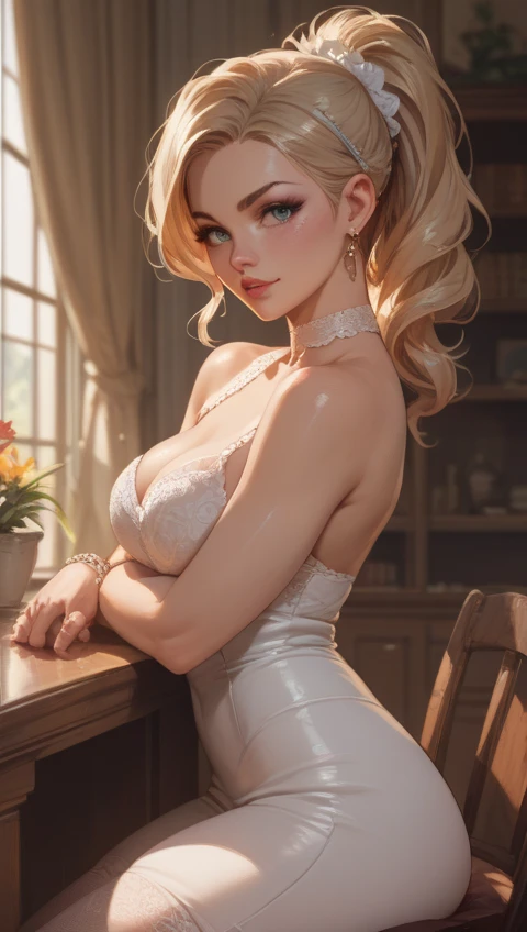 beautiful busty Marilyn Monroe sexy western