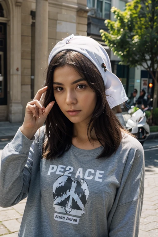 ((CROPPED TSHIRT:1.29)), HIJAB GIRL STYLISH & WEARING HOTPANTS, masutepiece, High quality, UHD 32K, Realistic face, Realistic skin feeling , A Japanese Lady, 5 matured lady, , Very cute and baby-like face, (((FLAT CHEST))), (Night time at forest), ((look In front at the camera and SADNESS)), (((CUTE GIRL))),
