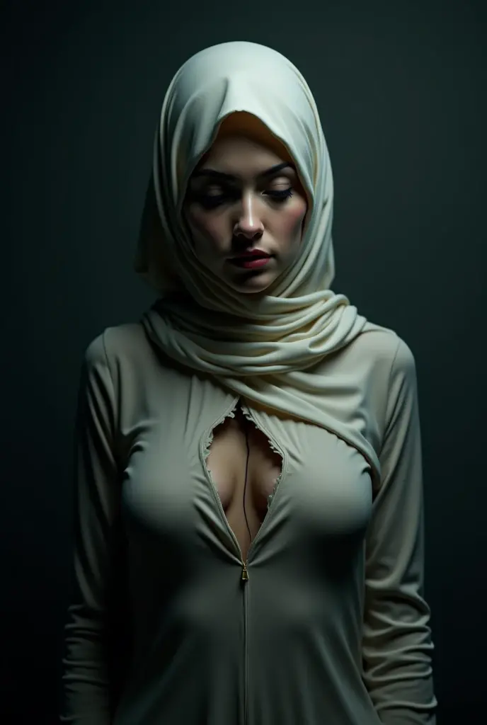 hijab purple ,,,violet dress , shit up ,biggest,,big tits,,no bra,,open clothes ,,,fery angry
