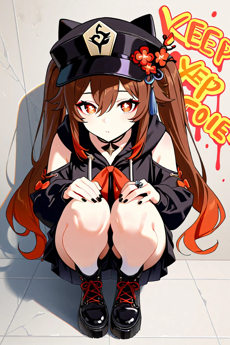 masterpiece, best quality,(detailed), <lora:llmaki-nvwls-v1:0.9>,
altidolMaki, small breasts, frilled choker, mini top hat, black hat, frilled shirt, short sleeves, red bow, suspenders, red skirt, frilled thighhighs,
sexy, sweat, blush,<lora:tpit:1>,
restrained, cum, tpit, tentacles, tentacle pit,