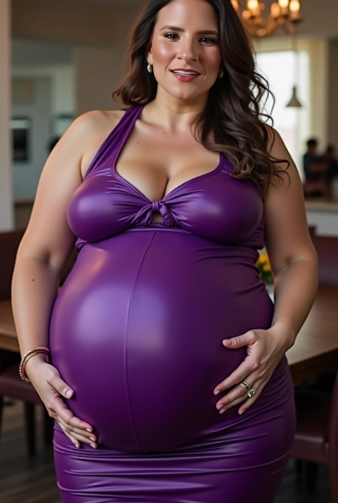 Mature attractive woman in her 50s,1 person,Sequin leotards,From thighs to face,Big Breasts,,Sitting in a chair,Laughter,,最high quality, 8k, Vibrant, Sharp focus, high quality, High resolution, whole body、elegant、Beautiful woman, Mature Woman, Flashy updo 1.6, plus size model:1.3,1 person 50 year old mature woman, Long Hair, (high quality,8k,Black Hair, Realistic, 最high quality,masterpiece,Super detailed, absurdes)1.5,((Same 1, Sexy Sequin Leotards)), City of night, High heels, 1 person mature plump 50 year old milf,Pregnant, Very large breasts:1.7, plus size model:1.3,1 person mature plump mature woman,Pregnant, Very large breasts:1.7, plus size model:1.3,1 person mature plump 50 year old milf, Pregnant 50 year old mature woman, plus size model:1.3, Beautiful Shego Lady Cowboy Shot, Wicked Smile, Black Lips, Black Lips,Pregnant 50 year old mature woman,Flashy makeup, Very wide buttocks, Very wide hips,