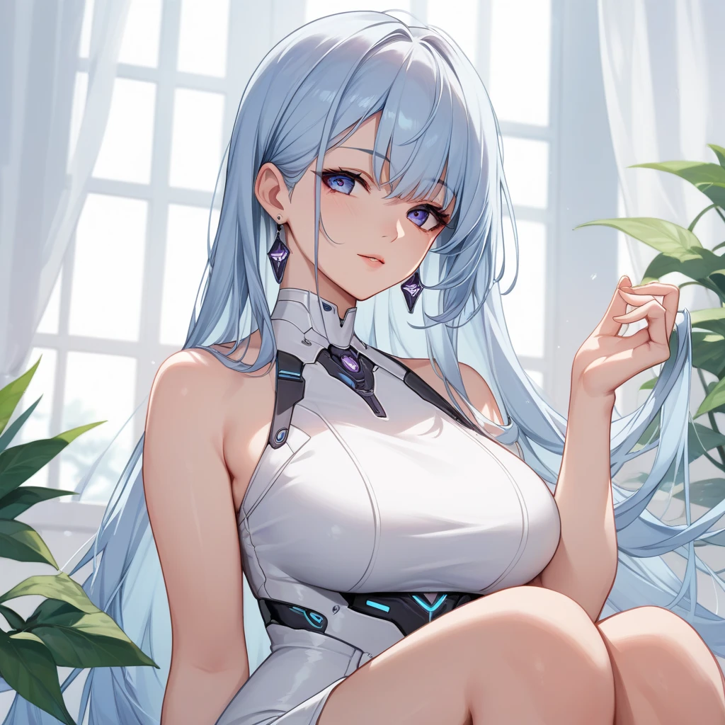(masterpiece:1.3), (best quality:1.1), (8k, ultra detailed, ultra high res:1.2), ((anime style)), (perfect 5 fingers:1.1), perfect anatomy,
BREAK 1girl, (Gazing Skyward, Looking Up:1.1),
BREAK long hair, white dress,
(((opalescent hair))),
red eyes,
upper body,
outdoor, sky, star,