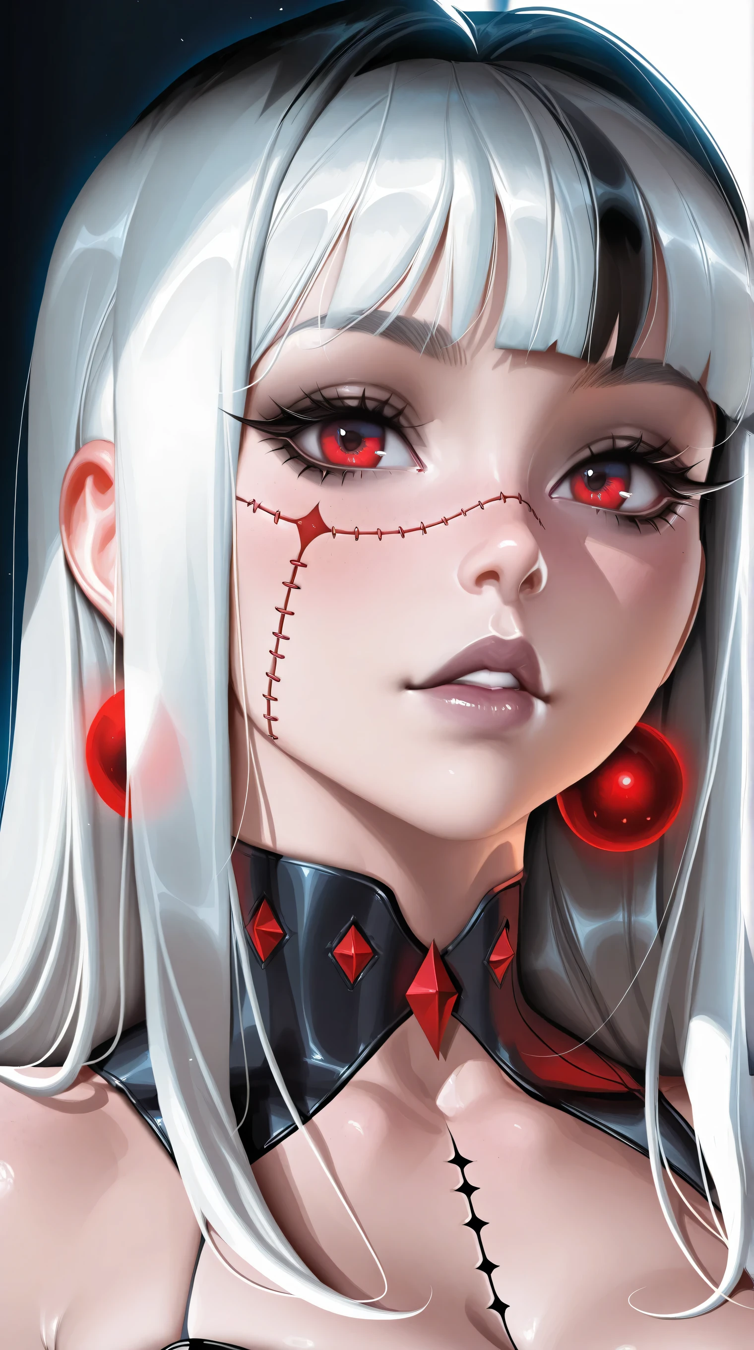 The Centered Portrait Of Cannibalism Skeleton Woman From Bloodborne.