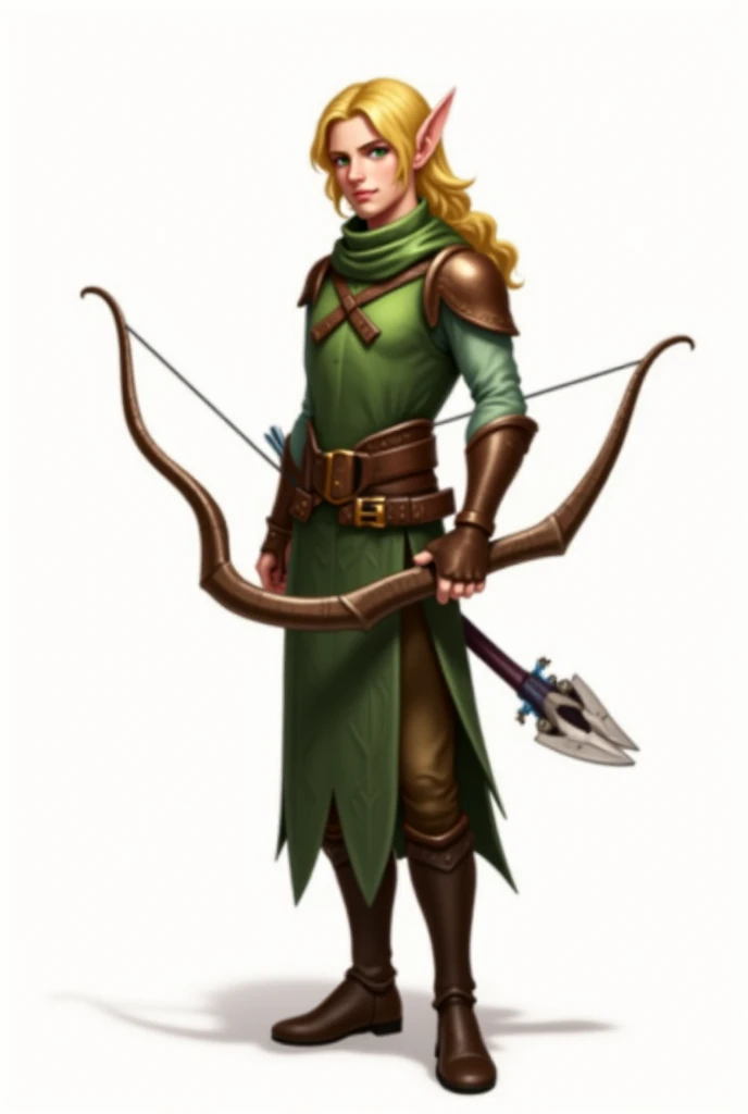 in style of Caia Koopman, character concept design, Full body, archer, shooter