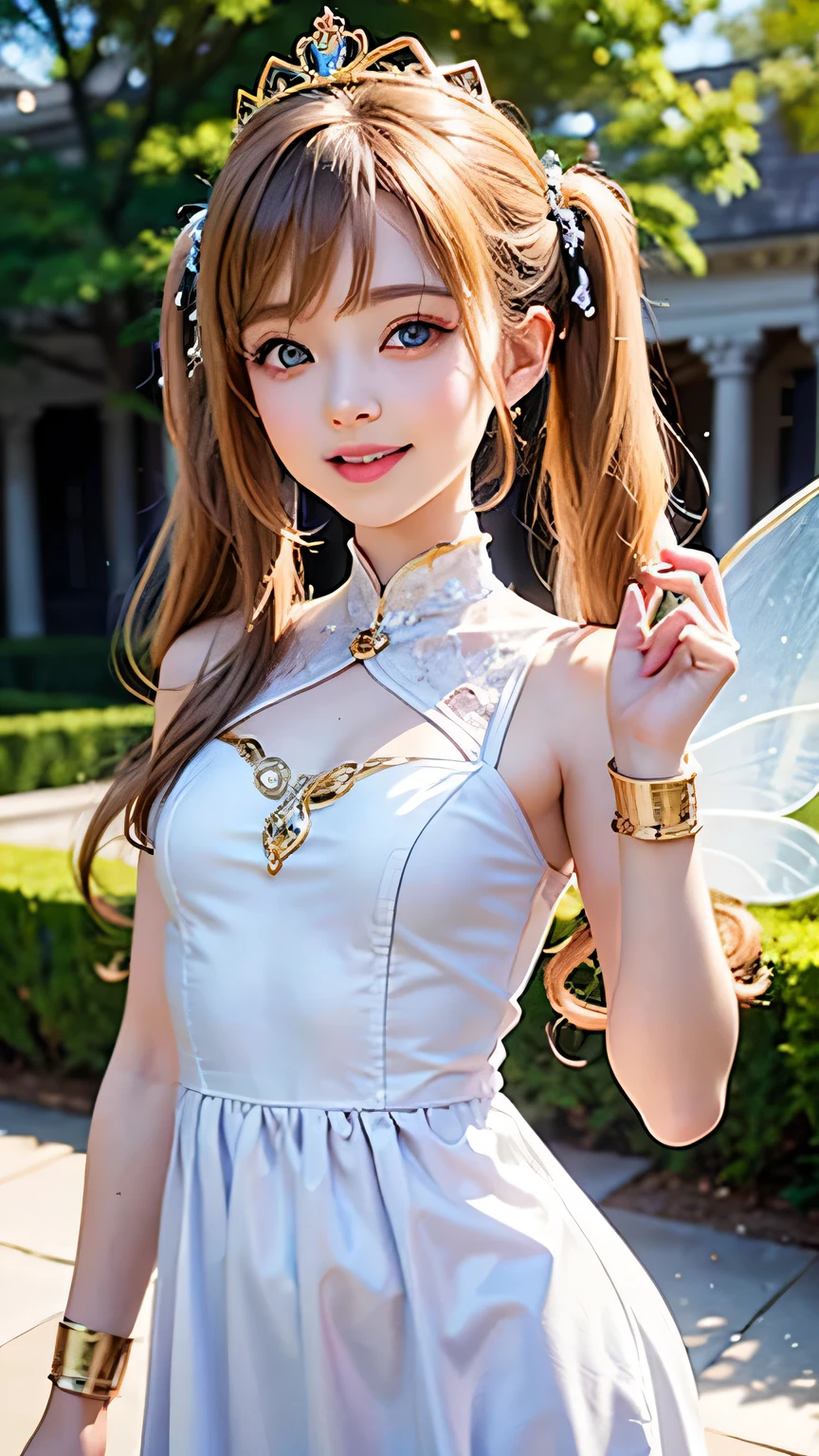 High resolution、High level image quality、8K、real live action、Raw photo、highest quality、masterpiece、16 year old elf girl、ballerina、unparalleled beauty、Wearing a tiara on your head、young face、(((beautiful girl)))、Dancing on stage、Swan Lake、long pointed ears、naked dance