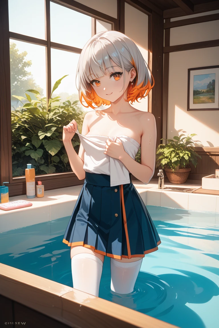 hot、hot air、High temperature、School、In the classroom、Sitting in a chair、Girl、Girl、Short、Younger、Lower school year、Baby Face、flat chest、Dynamic Angle、masterpiece、best quality、ultra-detail、Great Khan、The air conditioner is broken、Summer sunshine、High leg swimsuit、Spreading legs、Raise one leg、The desks are lined up、corridor、window、Seems like a hassle、Complaining、There are several classmates behind me.、Clothing、Untidy appearance、Wide Stride、Fan、With his mouth open sloppily、steam、Show your side