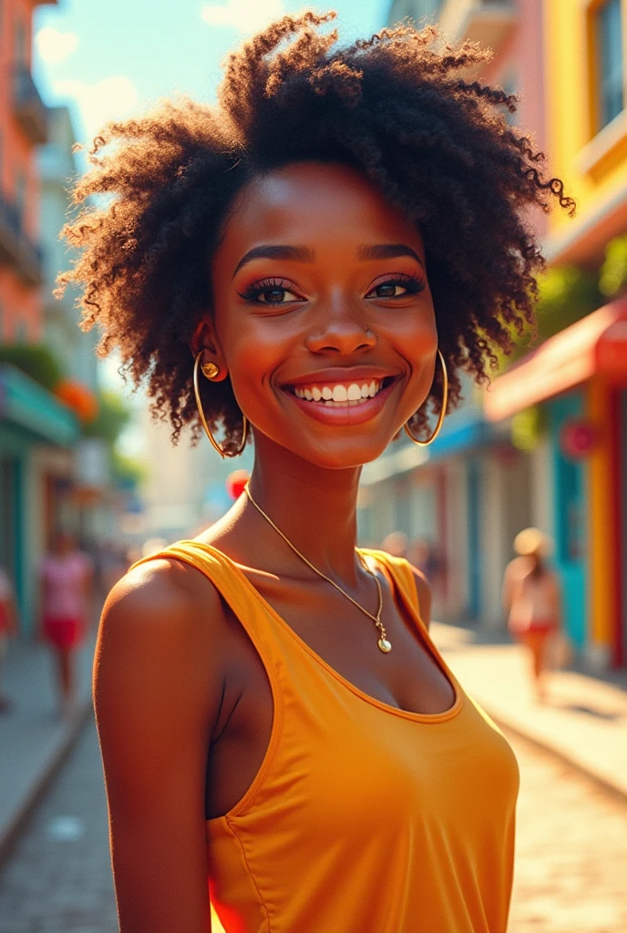 (photorealism:1.2), black, Indian, beautiful, cute, chubby, 20 year old girl