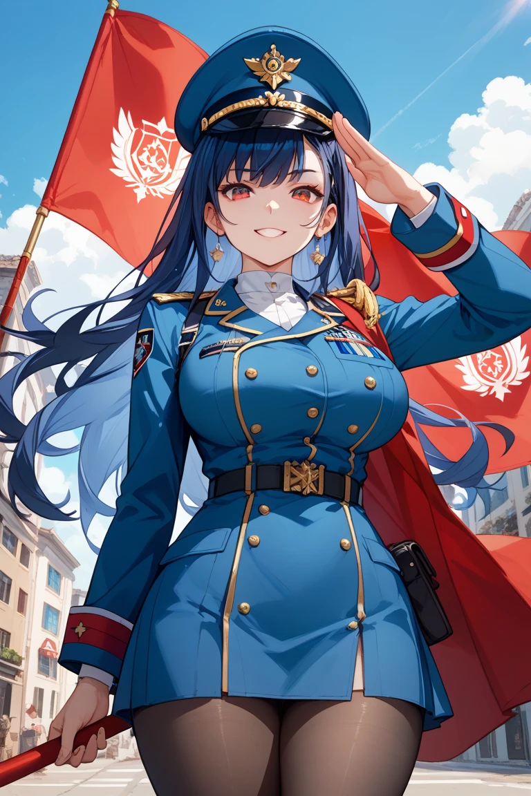 (((Costume inspired by the flag of the Republic of Turkey:1.3))),(((Woman in men's clothing:1.3))),(Crescent Flag),(masterpiece,Highest quality,Ultra-high resolution output images,Write boundary depth,Intricate details,Adding dimension to your subject with the contrast of light and shadow,Anatomically correct facial structure),(Picture Mode Ultra HD,)